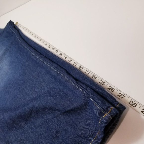 Anthropologie Pilcro Jeans The Annie High Rise Wide Leg Blue Denim - Picture 8 of 11